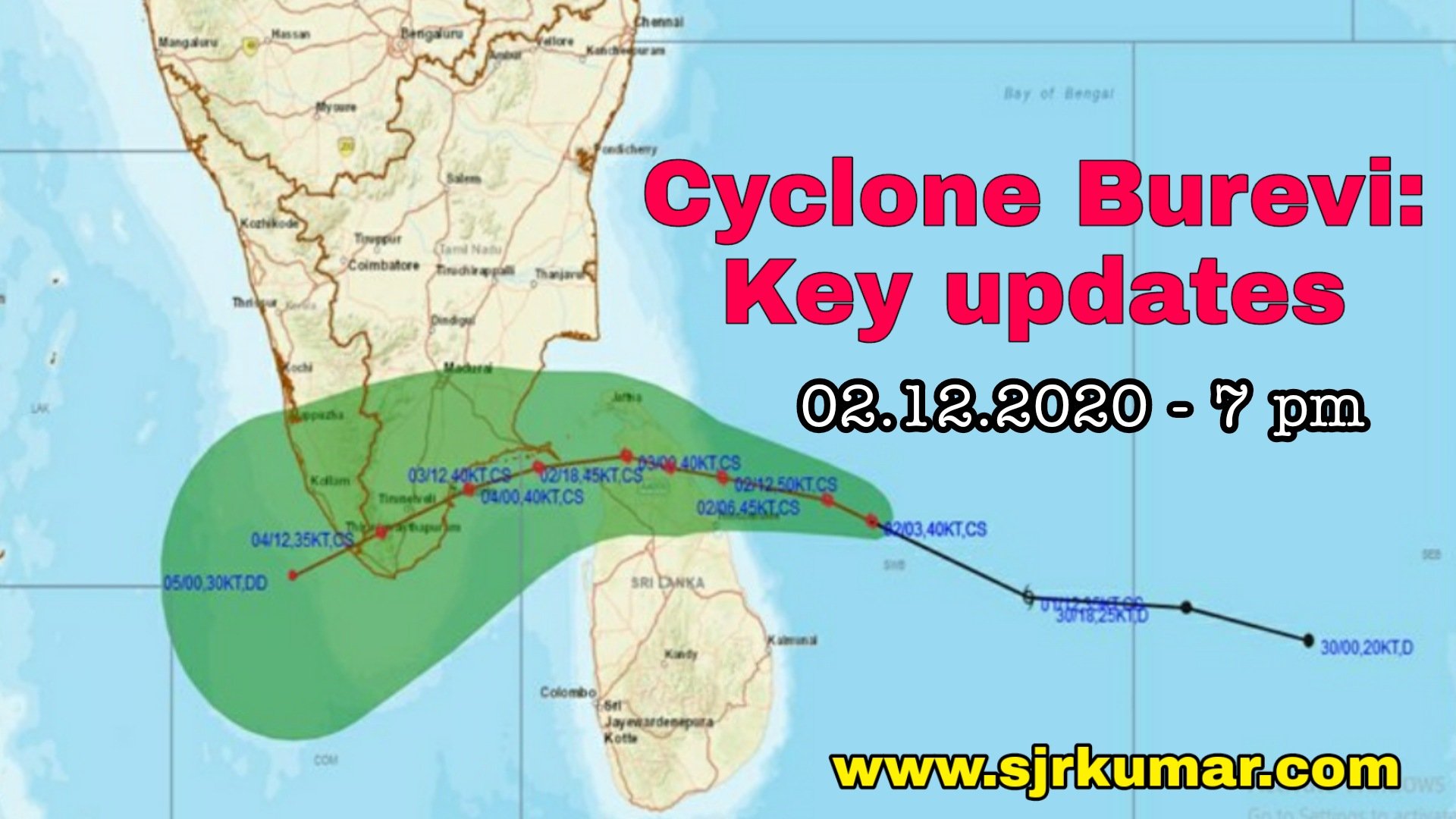 Read more about the article Cyclone Burevi: Key updates as on 02 Dec 2020, 7 pm.