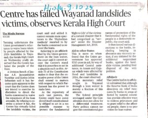 Read more about the article Kerala High Court’s observation reflects a selective focus on the Union Government..