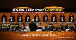 Sabarimala 9-Judge Bench Hearing 2026