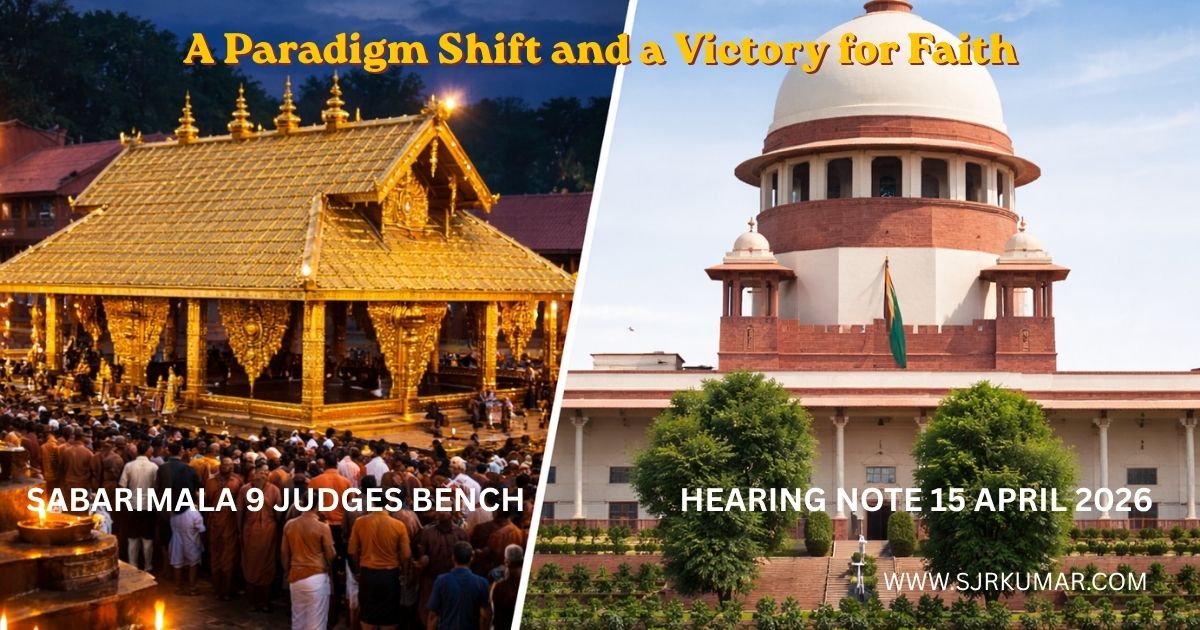 You are currently viewing Sabarimala Temple Traditions: Abhishek Singhvi’s Historic Defence for TDB