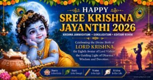 Sree Krishna Jayanthi 2026 – Lord Krishna and the eternal message of Dharma