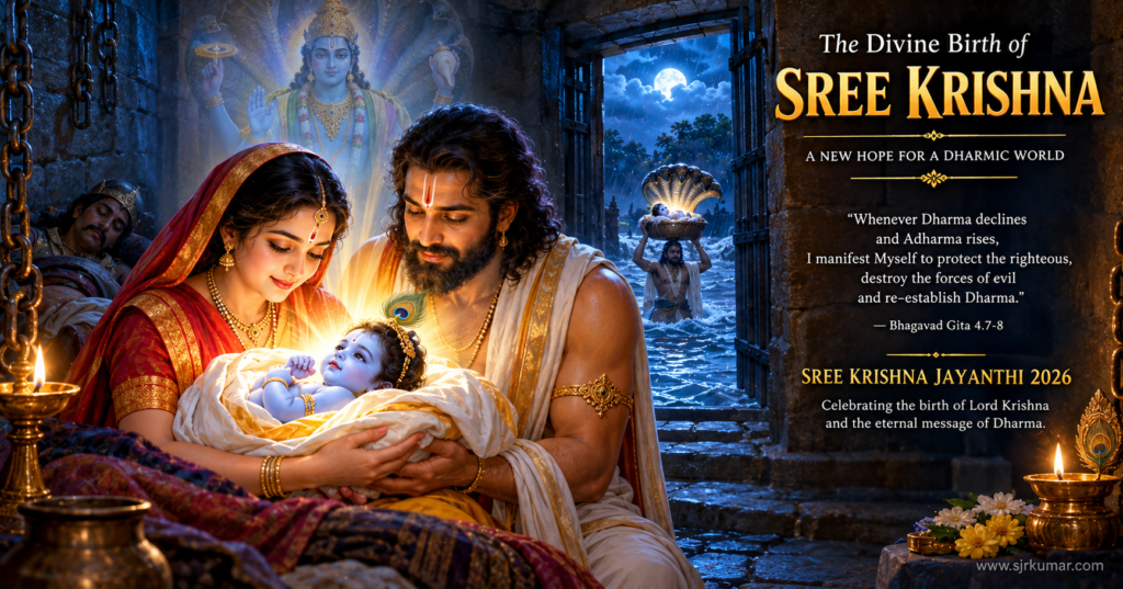 Sree Krishna Jayanthi 2026 – Lord Krishna and the eternal message of Dharma